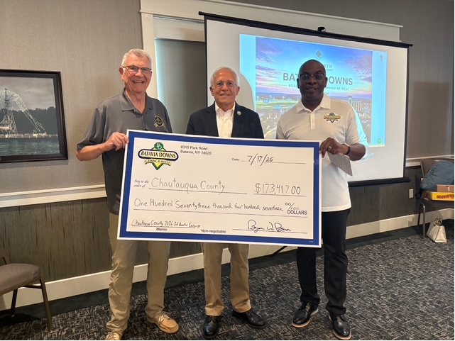 County receives record distribution from OTB